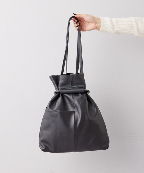 ねこうさぎ　新品未使用　ear パピヨネブラック トートバッグ ear PAPILLONNER（イア パピヨネ） トートバッグ FREE ブラック