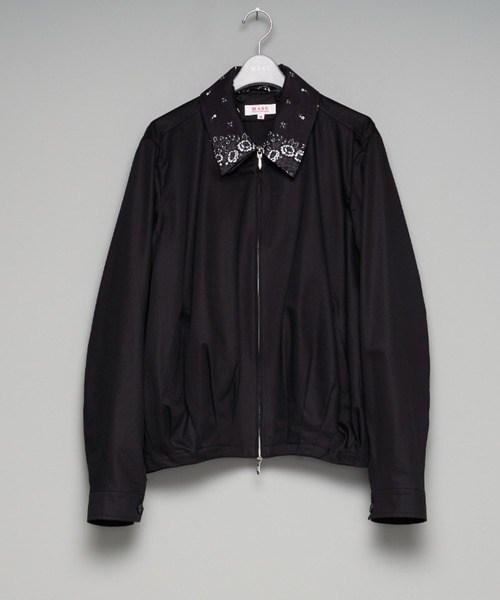 ジャケット・アウター S clasp balloon blouson BLACK THEREDTHREAD / ザレッドスレッド】S clasp balloon blouson