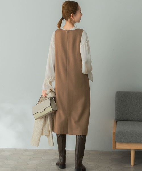 「URBAN RESEARCH ROSSO」 ノースリーブワンピース 38 ブラック レディースの画像