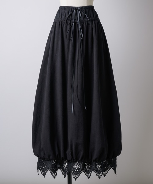 「LA BELLE ETUDE」 ロングスカート FREE ブラック レディース_画像2