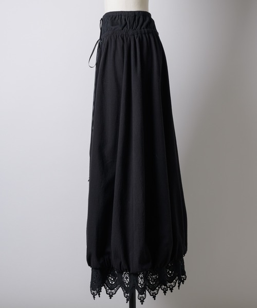 「LA BELLE ETUDE」 ロングスカート FREE ブラック レディース_画像3