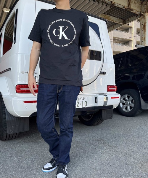 「Calvin Klein Jeans」 半袖Tシャツ M ホワイト メンズ_画像8