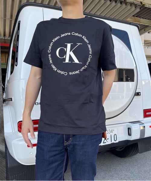 「Calvin Klein Jeans」 半袖Tシャツ M ホワイト メンズ_画像9