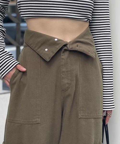 「CIAOPANIC」 カーゴパンツ MEDIUM ブラック レディース_画像6