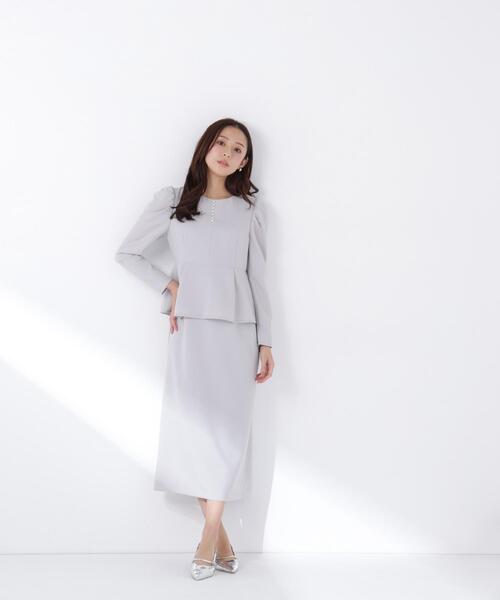 専用　極美品NATURAL BEAUTY ワンピーススーツ　ペプラム N.Natural beauty basic - 専用 極美品NATURAL BEAUTY ワンピース