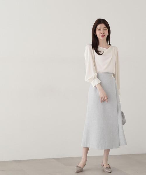 「PROPORTION BODY DRESSING」 スカート SMALL ベージュ レディース_画像4