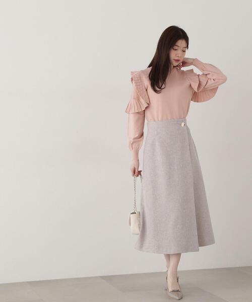 「PROPORTION BODY DRESSING」 スカート SMALL ベージュ レディース_画像9