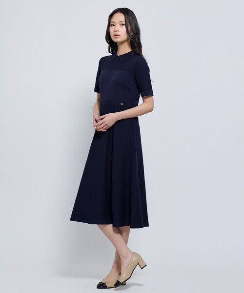 TOCCA（トッカ） ワンピース HONEYCOMB MESH KNIT ニットドレス