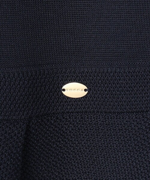 TOCCA（トッカ） ワンピース 半袖 HONEYCOMB MESH KNIT ニットドレス