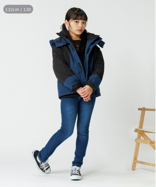 「CAMP7」 「KIDS」ジャケット 120 ブルー キッズ_画像6