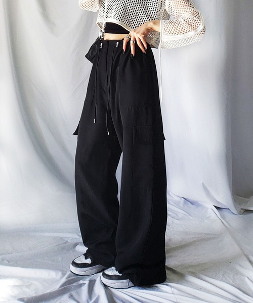 「me+em select」 カーゴパンツ MEDIUM アイボリー レディース_画像4