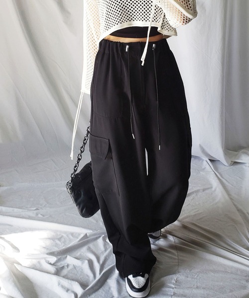 「me+em select」 カーゴパンツ MEDIUM アイボリー レディース_画像7