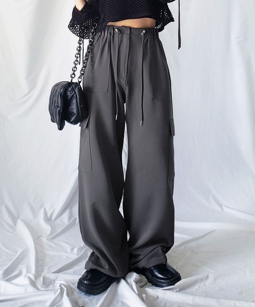 「me+em select」 カーゴパンツ MEDIUM アイボリー レディース_画像8