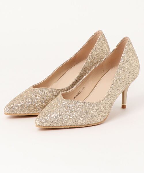 「RANDA」 パンプス 22 ゴールド レディース_画像2