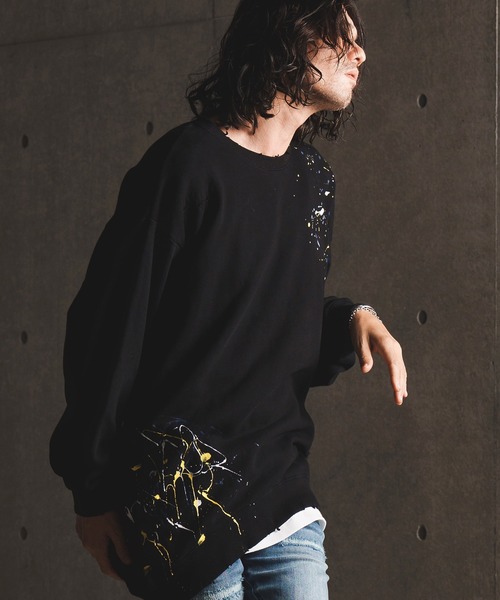 「GLIMCLAP」 スウェットカットソー M グレー メンズ_画像3