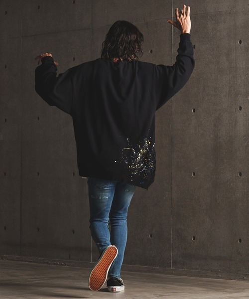 「GLIMCLAP」 スウェットカットソー M グレー メンズ_画像8