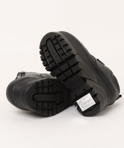 「YOSUKE」 ローカットスニーカー 23.5 ブラック×ピンク レディース_画像3