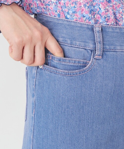 ジーンズ デニム デニムパンツ エレガンス ワイドデニム レディース_10
