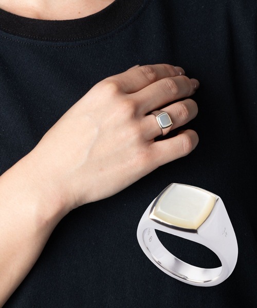 TOM WOOD（トムウッド） 指輪 リング TOM WOOD Kay Ring White MOP
