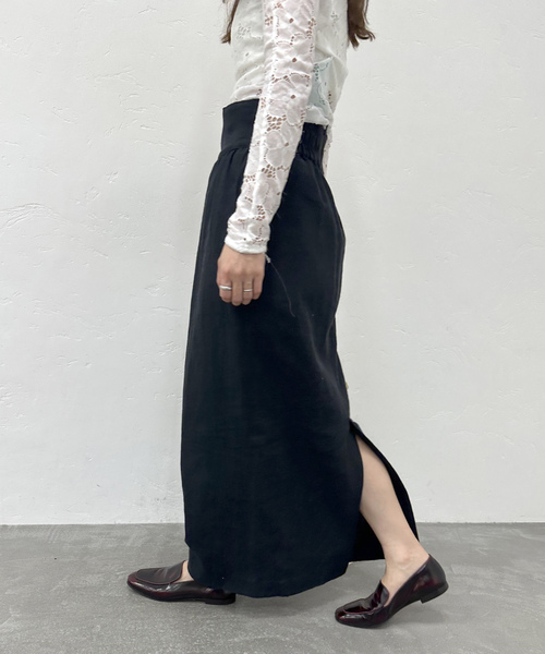 「EDIT. FOR LULU」 ロングスカート 34 ブラック レディース