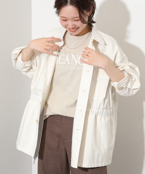 IENA - IENA TWイージージャケット　slobe iena SLOBE IENA（スローブイエナ） ジャケット FREE ホワイト レディース