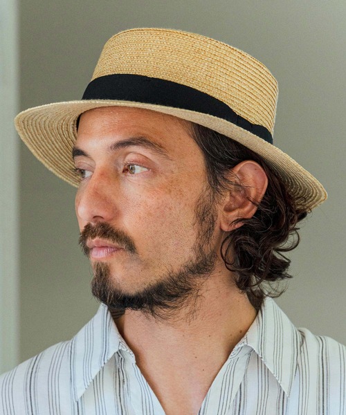 CAMBIO（カンビオ） 帽子 ハット mko13427- Barley Braid Boater Hat