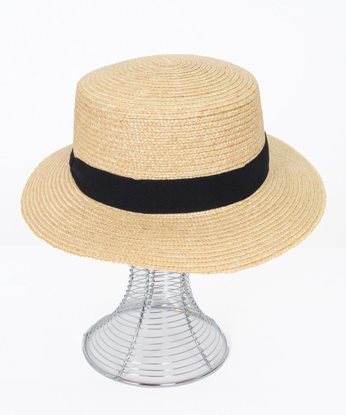 CAMBIO（カンビオ） 帽子 ハット mko13427- Barley Braid Boater Hat
