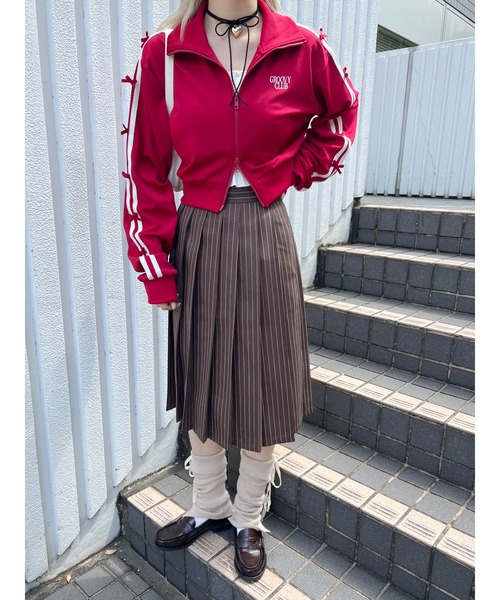 「WC」 ジャージブルゾン FREE ブラック レディース_画像6