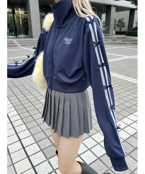 「WC」 ジャージブルゾン FREE ブラック レディース_画像9