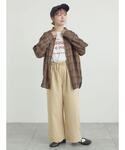 tシャツ ロゴ刺繍Tシャツ レディースの詳細画像5