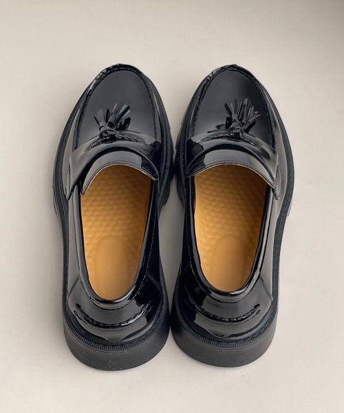 CALIFORNIA OUTFITTERS ローファー 2C90-NK エナメル調 タッセル 厚底