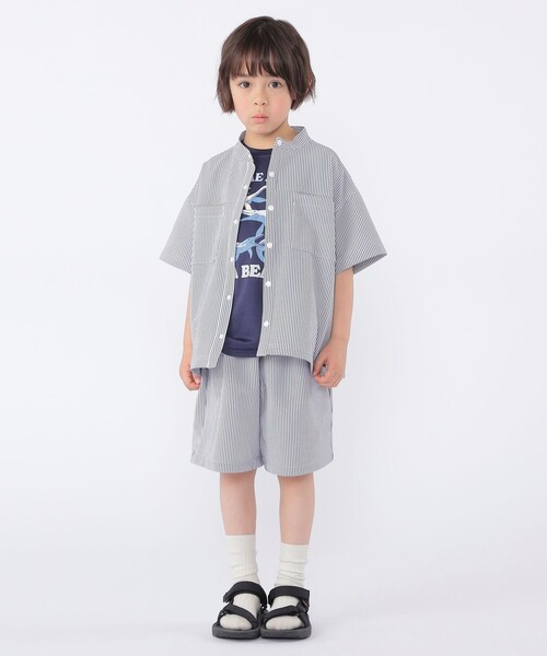 ハーフパンツ パンツ SHIPS KIDS:100〜130cm /「UVカット/吸水速乾」ドライタッチ ショーツ キッズ 子供服 男の子 女の子の画像