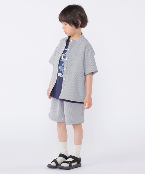 ハーフパンツ パンツ SHIPS KIDS:100〜130cm /「UVカット/吸水速乾」ドライタッチ ショーツ キッズ 子供服 男の子 女の子の画像