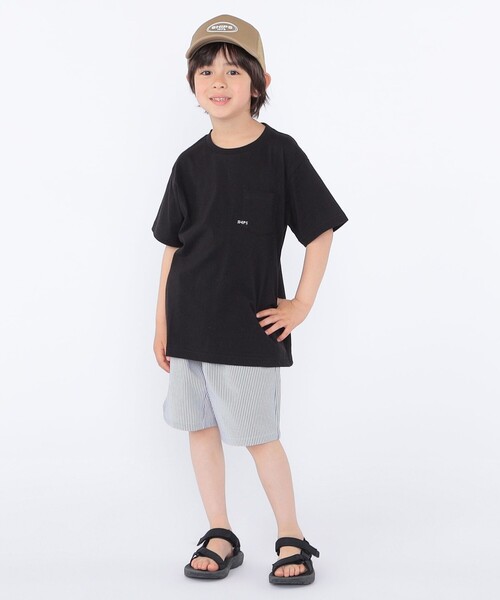 ハーフパンツ パンツ SHIPS KIDS:100〜130cm /「UVカット/吸水速乾」ドライタッチ ショーツ キッズ 子供服 男の子 女の子の画像