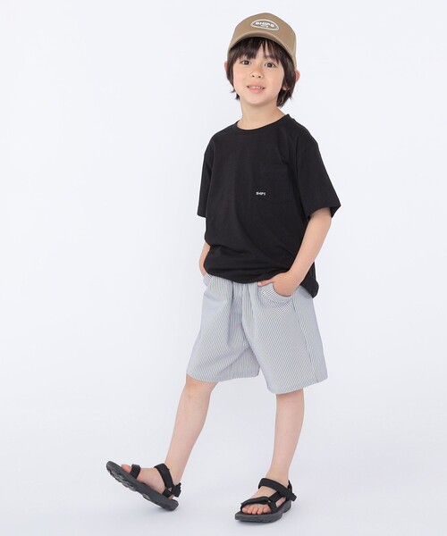 ハーフパンツ パンツ SHIPS KIDS:100〜130cm /「UVカット/吸水速乾」ドライタッチ ショーツ キッズ 子供服 男の子 女の子の画像