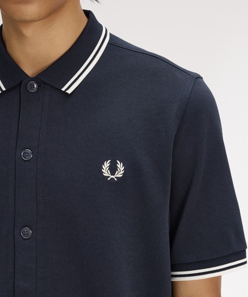 ポロシャツ Button Through Polo Shirt／ボタンスルーポロシャツ メンズ レディースの画像