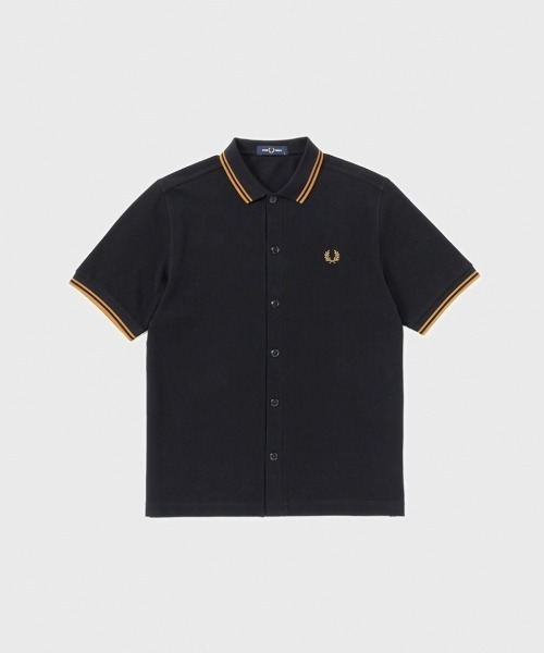 ポロシャツ Button Through Polo Shirt／ボタンスルーポロシャツ メンズ レディースの画像