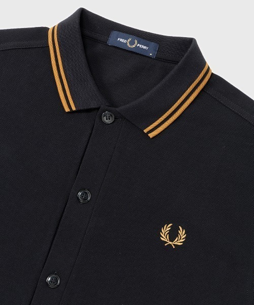 ポロシャツ Button Through Polo Shirt／ボタンスルーポロシャツ メンズ レディースの画像