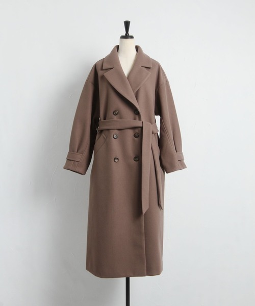 「tocco closet」 トレンチコート M ラベンダー レディース_画像3