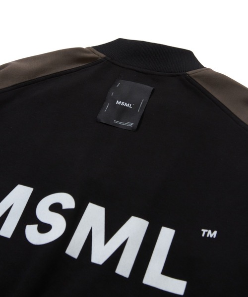 「MSML」 ブルゾン M ブラック メンズ_画像4
