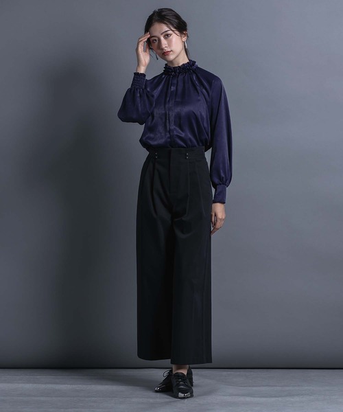 「RAW FUDGE」 パンツ M チャコールグレー レディース_画像2