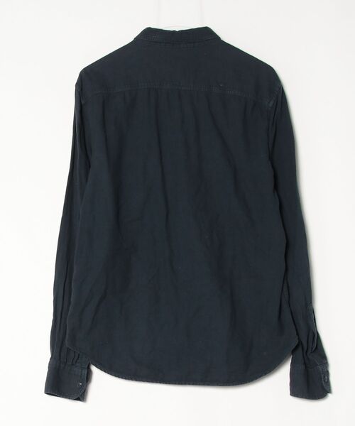 「SAVE KHAKI UNITED」 長袖シャツ MEDIUM ネイビー メンズ_画像2