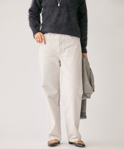 「upperhights」 デニムパンツ 25 コバルトブルー レディース_画像2