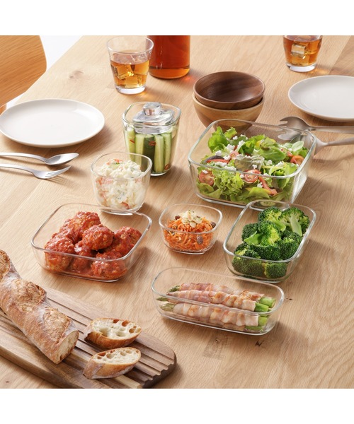 W*p様 Coca-Cola 冷凍庫 ガラス蓋付き 無印良品（MUJI） キッチン 蓋をしたままレンジで使える 耐熱ガラス