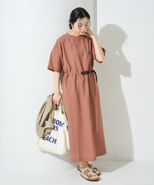 ワンピース 限定展開　「UVカット・接触冷感・吸水速乾」AiRide(エアライド) ウエストベルト ワンピースの画像
