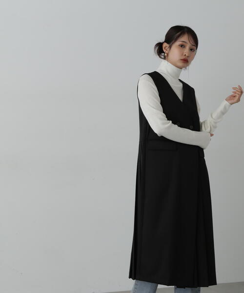 「N.（N. Natural Beauty Basic）」 サロペットスカート MEDIUM ベージュ レディースの画像