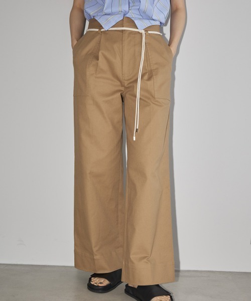 「TODAYFUL」 チノパンツ 36inch ベージュ レディース
