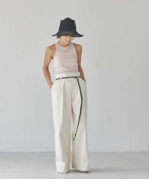 「TODAYFUL」 チノパンツ 36inch ベージュ レディース_4