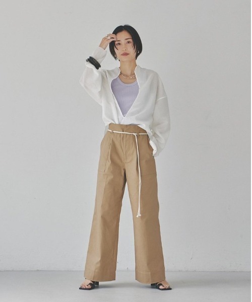 「TODAYFUL」 チノパンツ 36inch ベージュ レディース_5