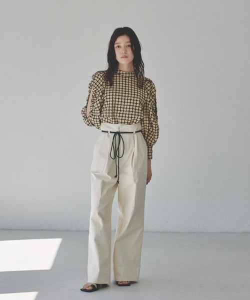 「TODAYFUL」 チノパンツ 36inch ベージュ レディース_6